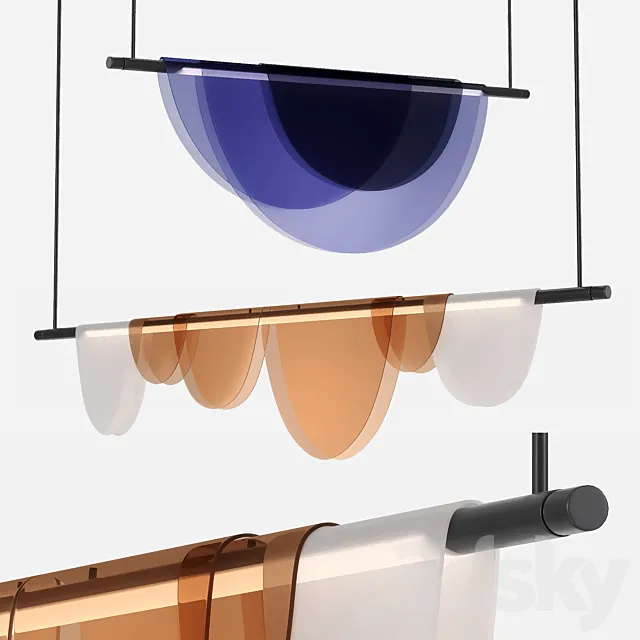 LED rack lamp Lampatron EQUAL and EQUAL BLUE 3DSMax File