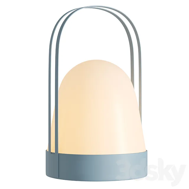 LED TABLE LAMP Misty Blue 3ds Max