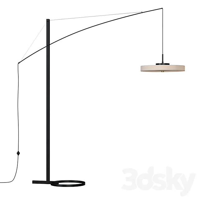 LED Task Floor Lamp by Hubbardton Forge 3DSMax File