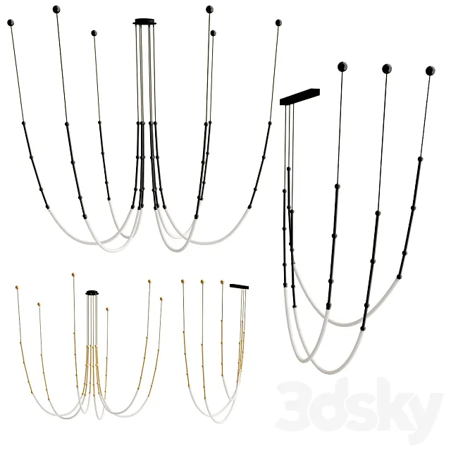 LEDA Chandelier By Karman 3ds Max