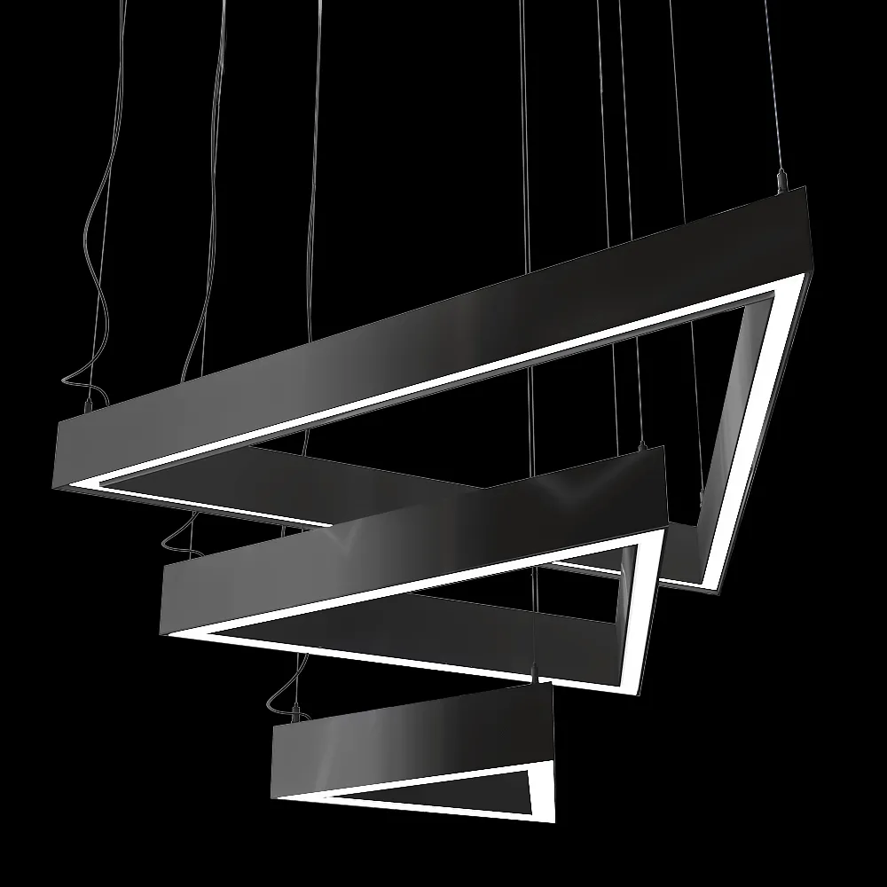 Ledalen – Pendant lamp Triangolo trio 3ds Max