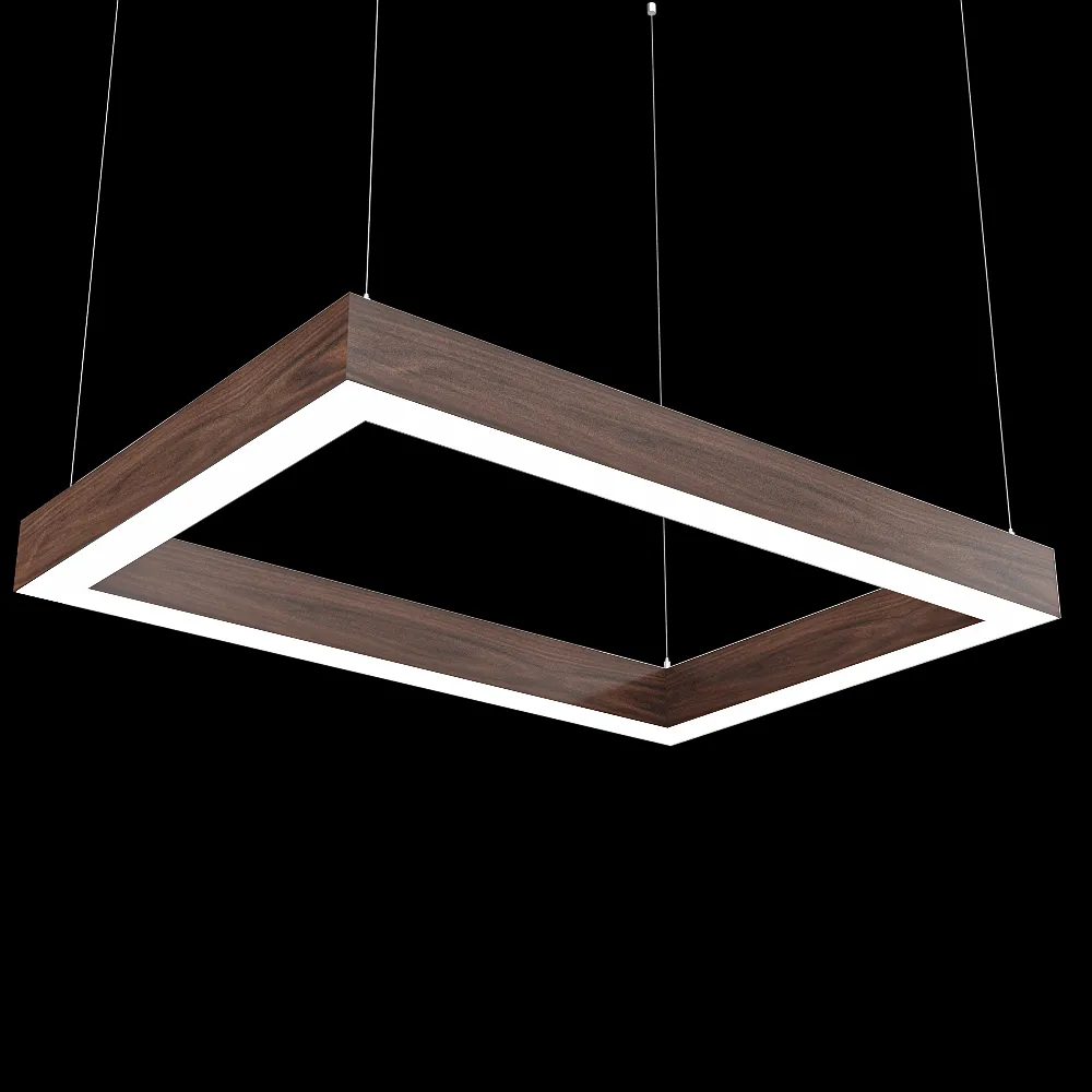 Ledalen – Pendant lamp Wood rettangolo 3ds Max