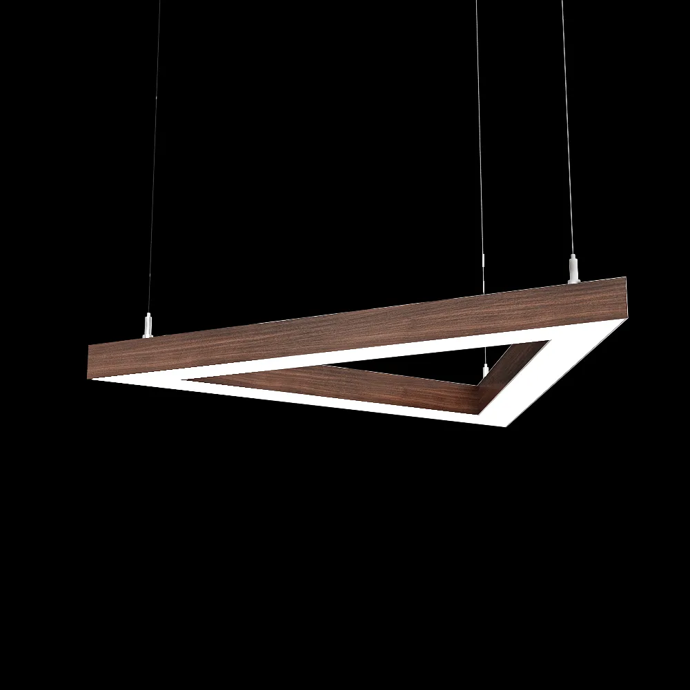 Ledalen – Pendant lamp Wood triangolo 3ds Max