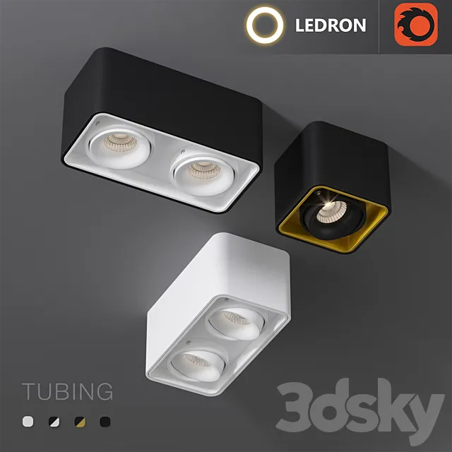 Ledron tubing 3DSMax File