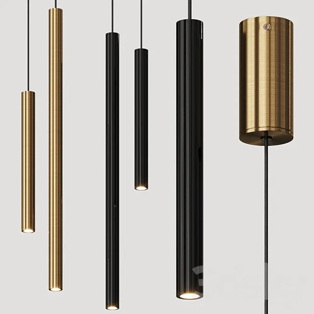 Leds C4 Stylus Pendants 3ds Max