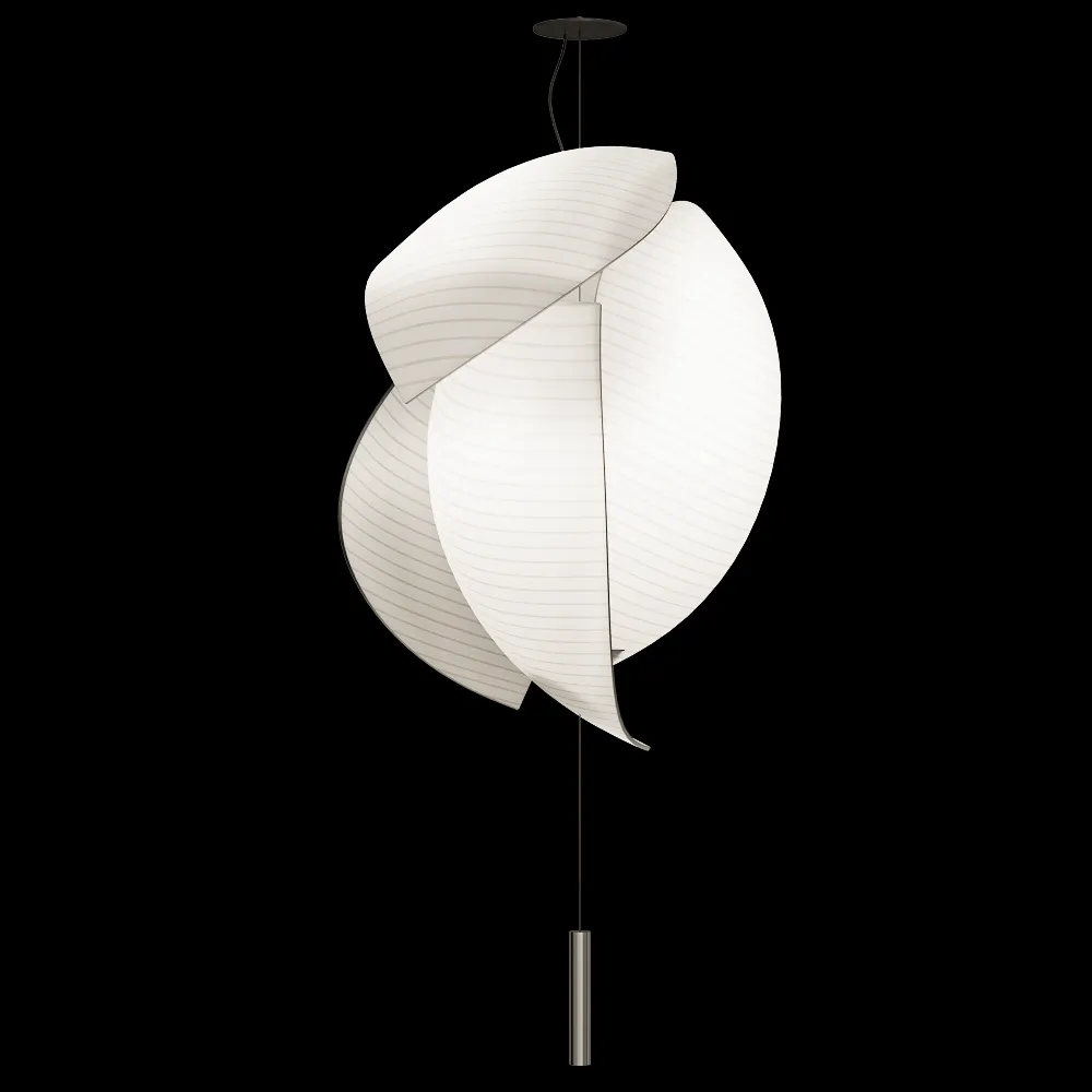 LedsC4 – Pendant lamp Voiles 3ds Max