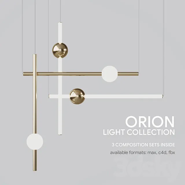 Lee Broom Orion Light Collection 3ds Max