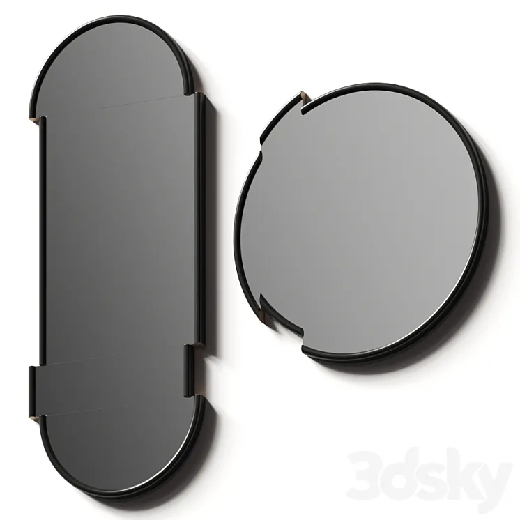 Lee Broom Split Wall Mirrors 3DS Max Model
