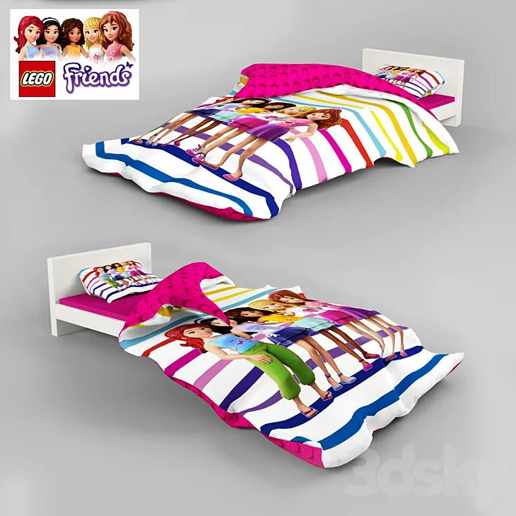 Lego bed 3DS Max