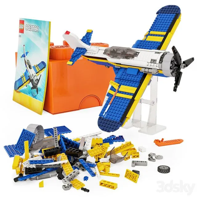 LEGO Creator №31011 3dsMax Model