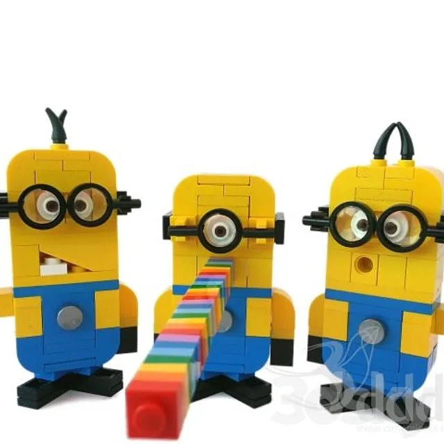 LEGO Despicable Me 3ds Max