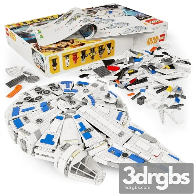 Lego Millennium Falcon 75212 3dsmax Download