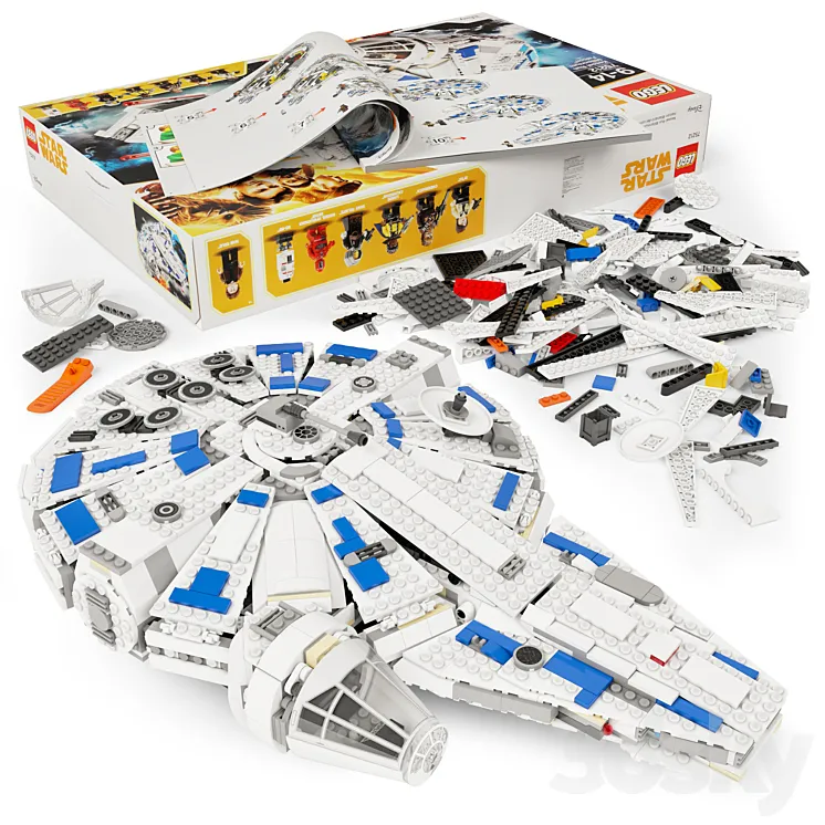 LEGO Millennium Falcon ?75212 3DS Max