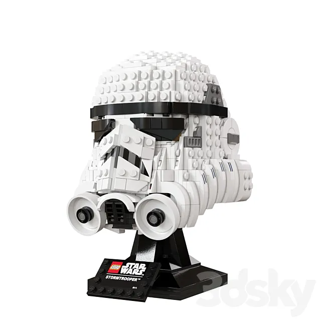 Lego Star Wars Helmet Storm Trooper 3DSMax File