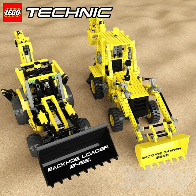 LEGO Technic 3ds Max