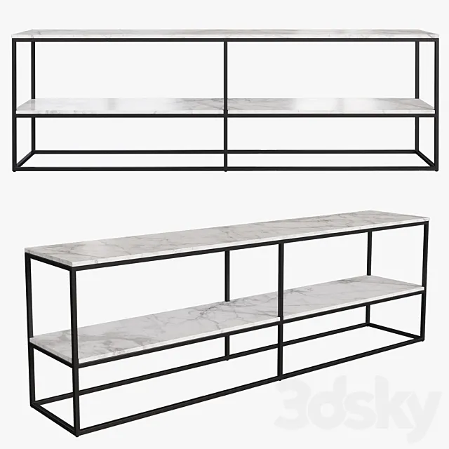 Lehome K045 Console Table 3ds Max