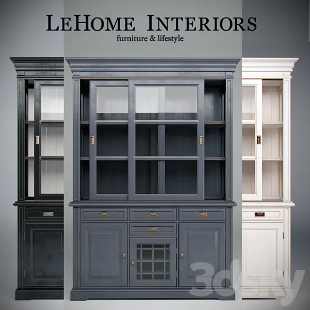 LeHome Keywest Oak Cupboard 3DS Max Model