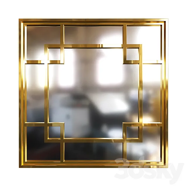Lehome M081 Wall Mirror 3ds Max