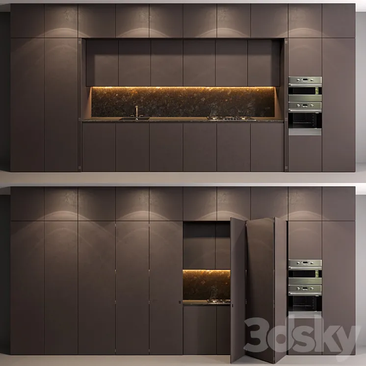 Leicht kitchen 3DS Max