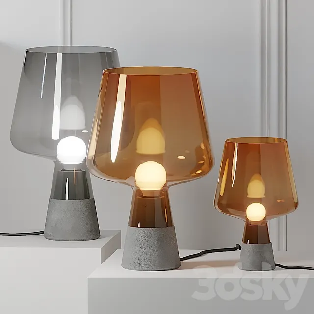 Leimu table lamps 3DS Max Model