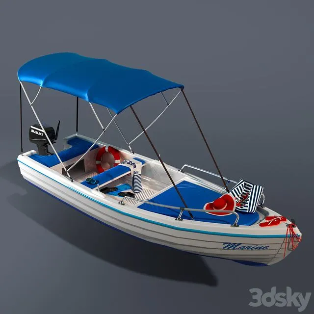 Leisure boat 3dsMax Model