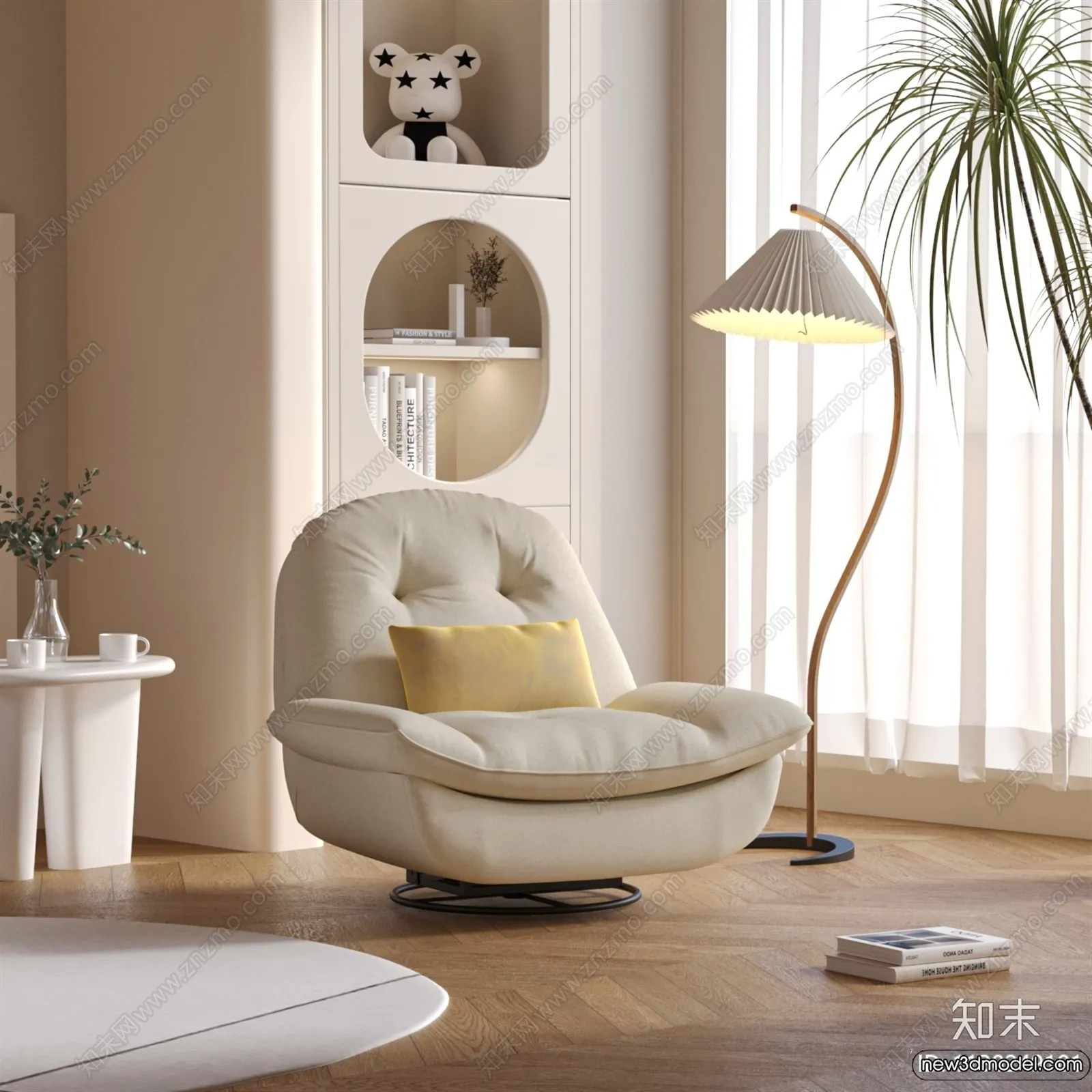 Leisure Chairs – 3D Furniture Models for Interior – 003