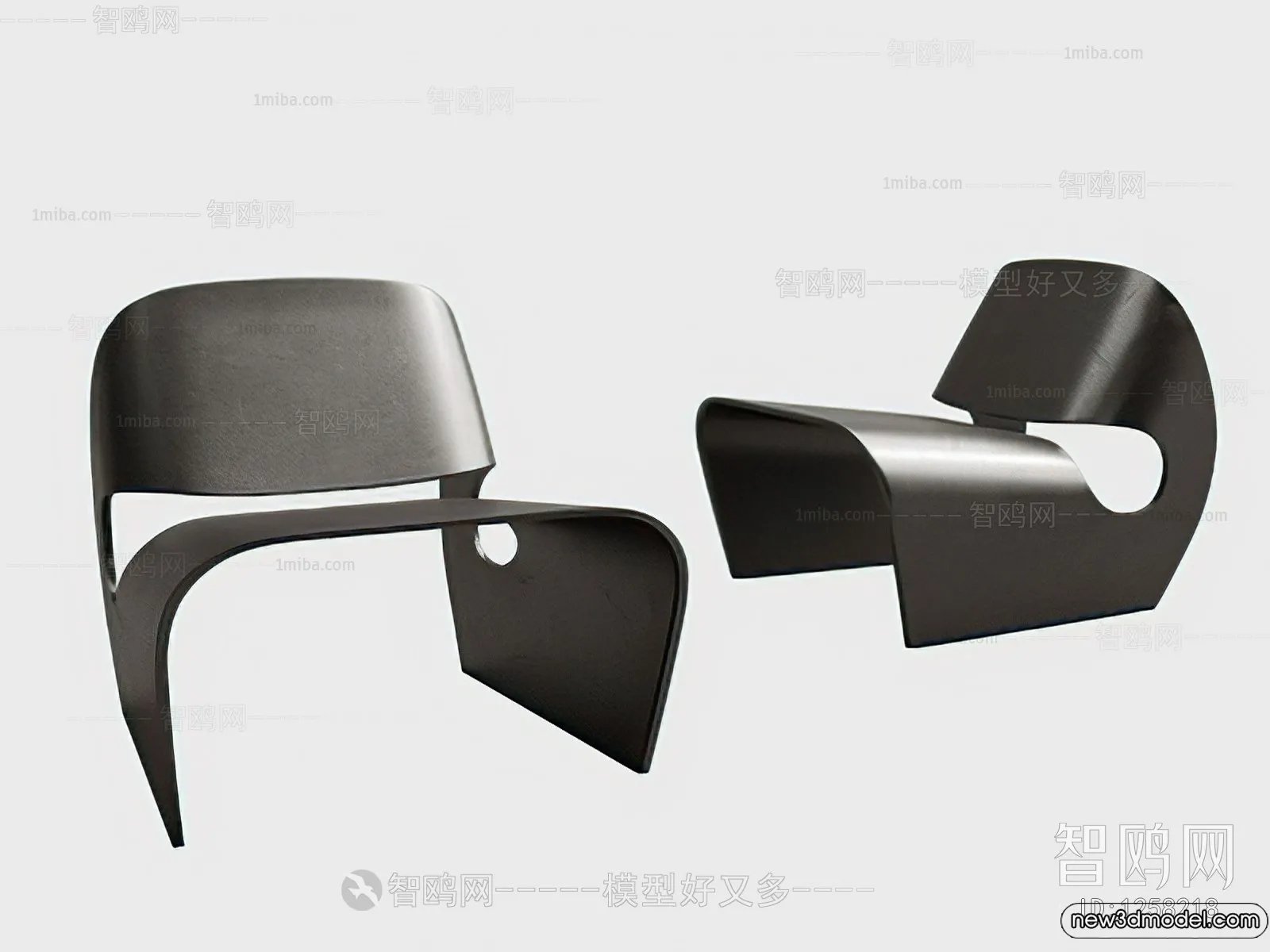 Leisure Chairs – 3D Furniture Models for Interior – 014