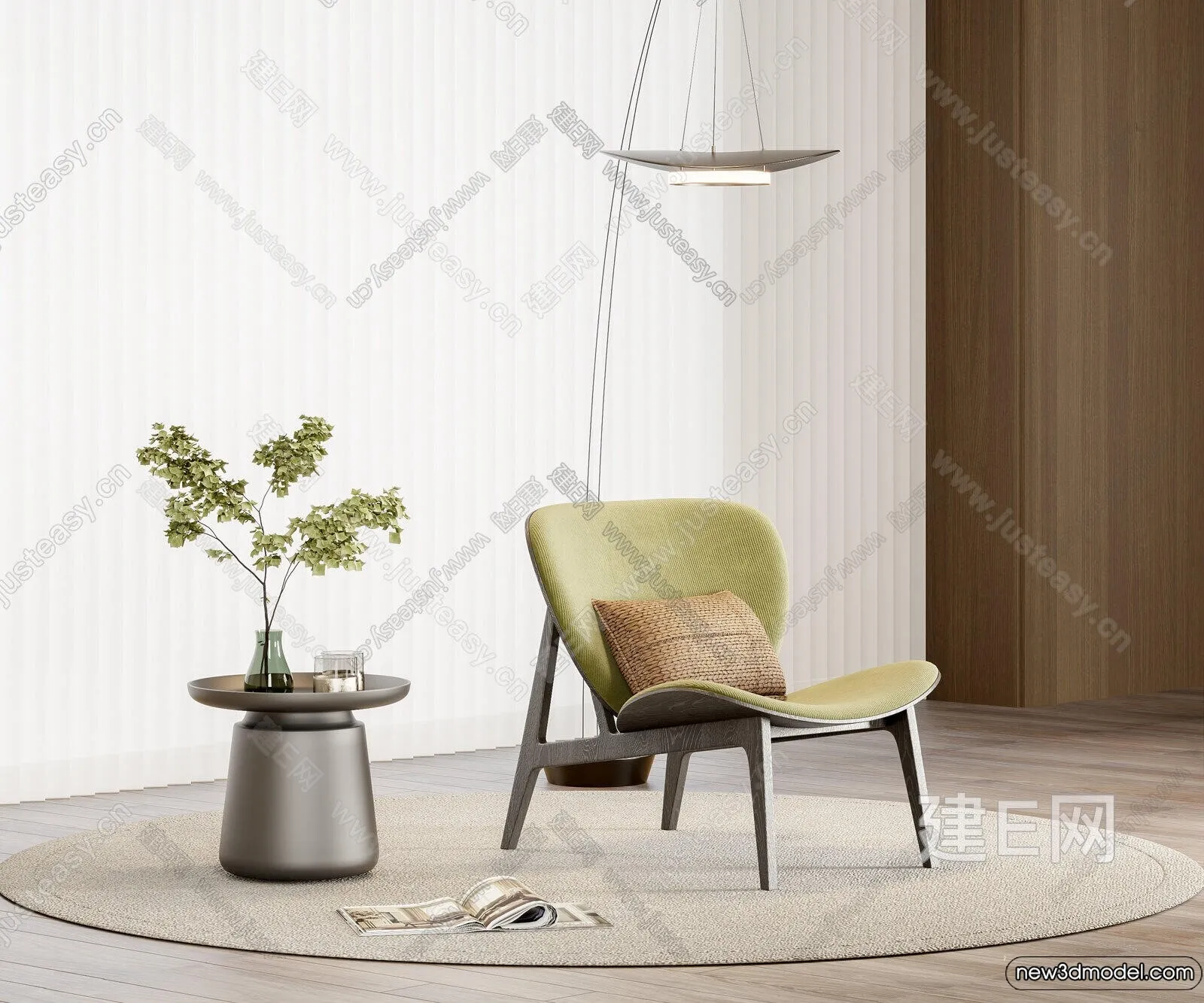 Leisure Chairs – 3D Furniture Models for Interior – 020