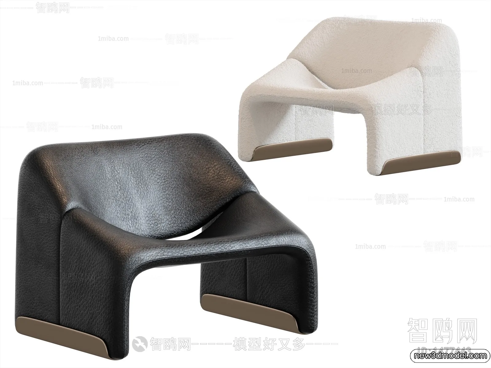 Leisure Chairs – 3D Furniture Models for Interior – 026