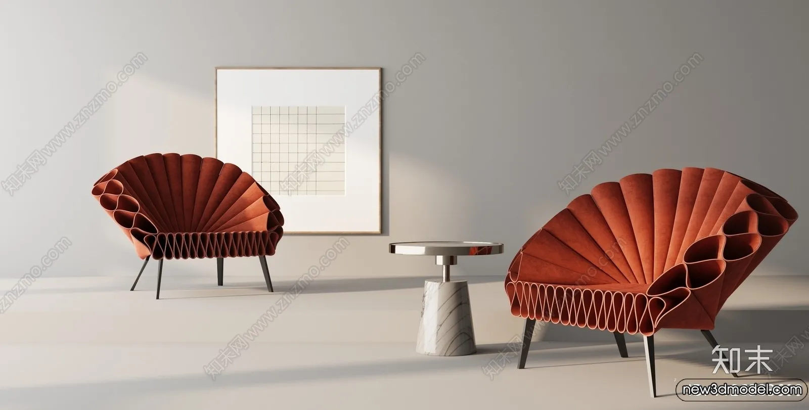 Leisure Chairs – 3D Furniture Models for Interior – 027