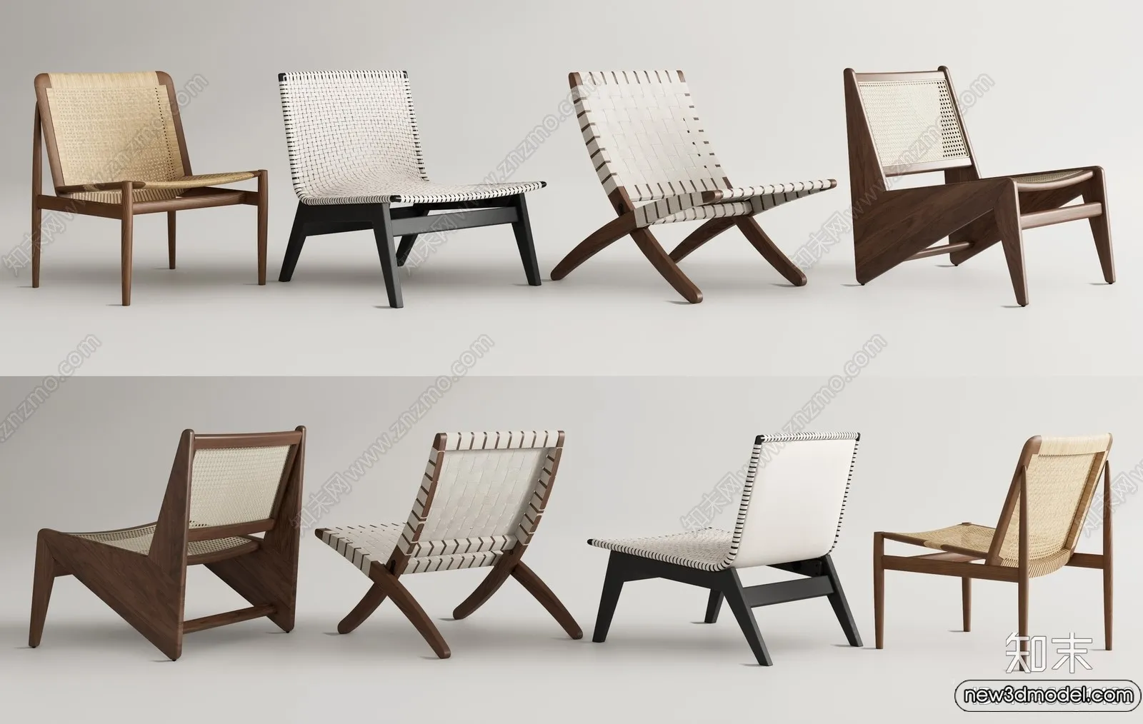 Leisure Chairs – 3D Furniture Models for Interior – 033