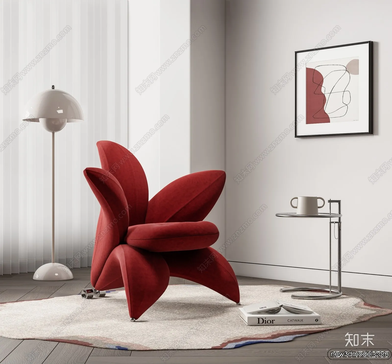 Leisure Chairs – 3D Furniture Models for Interior – 036