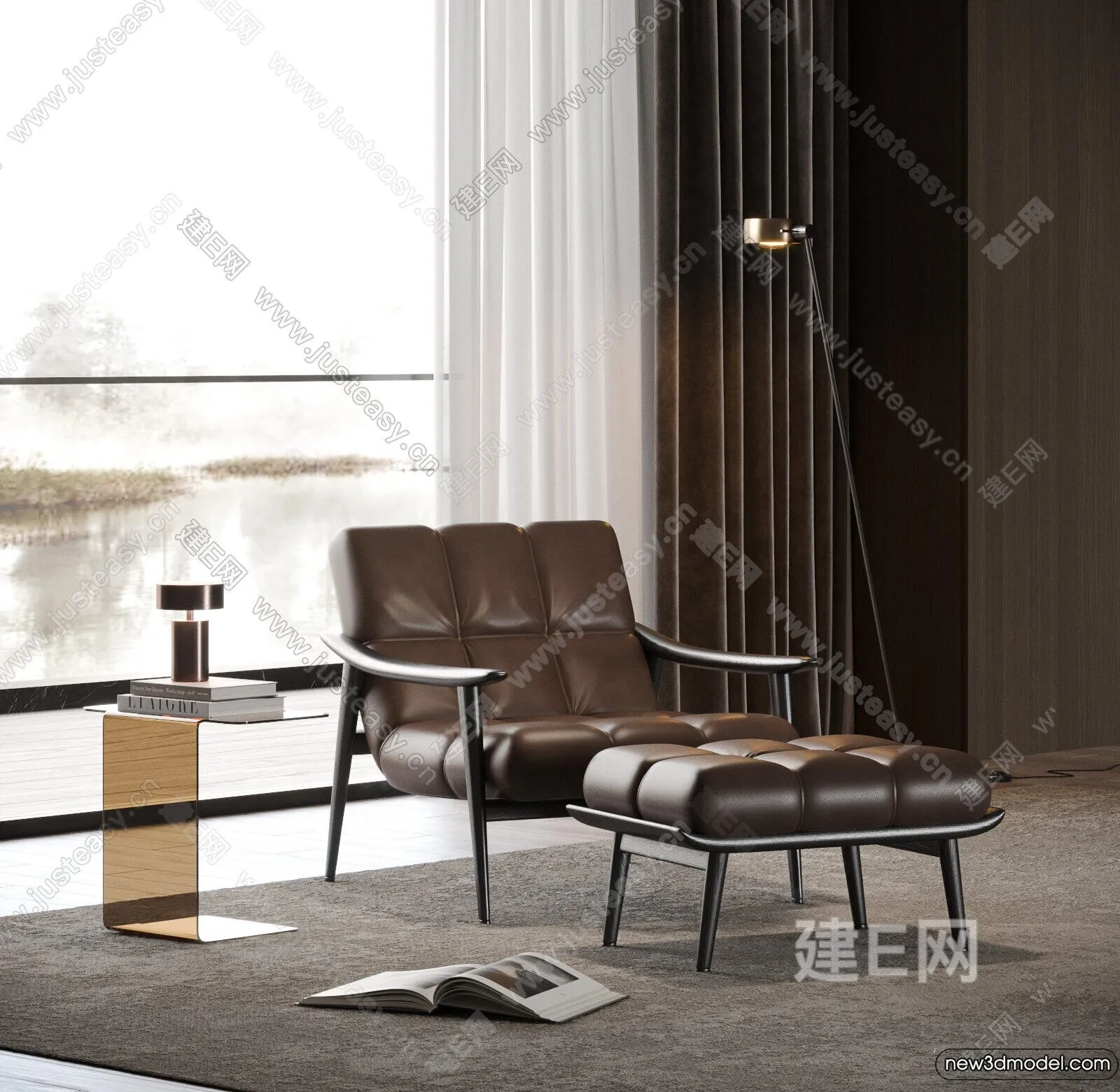 Leisure Chairs – 3D Furniture Models for Interior – 065