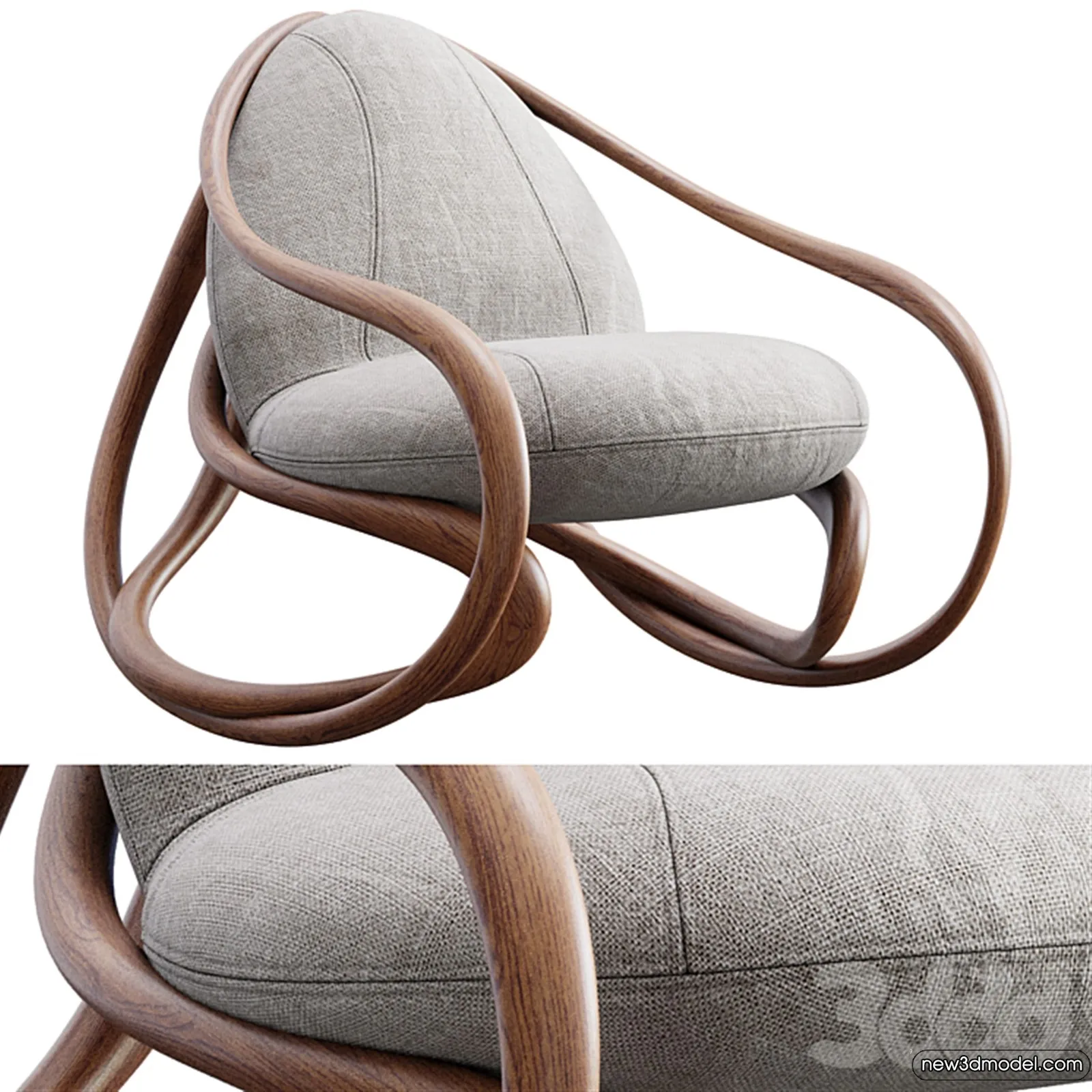 Leisure Chairs – 3D Furniture Models for Interior – 068