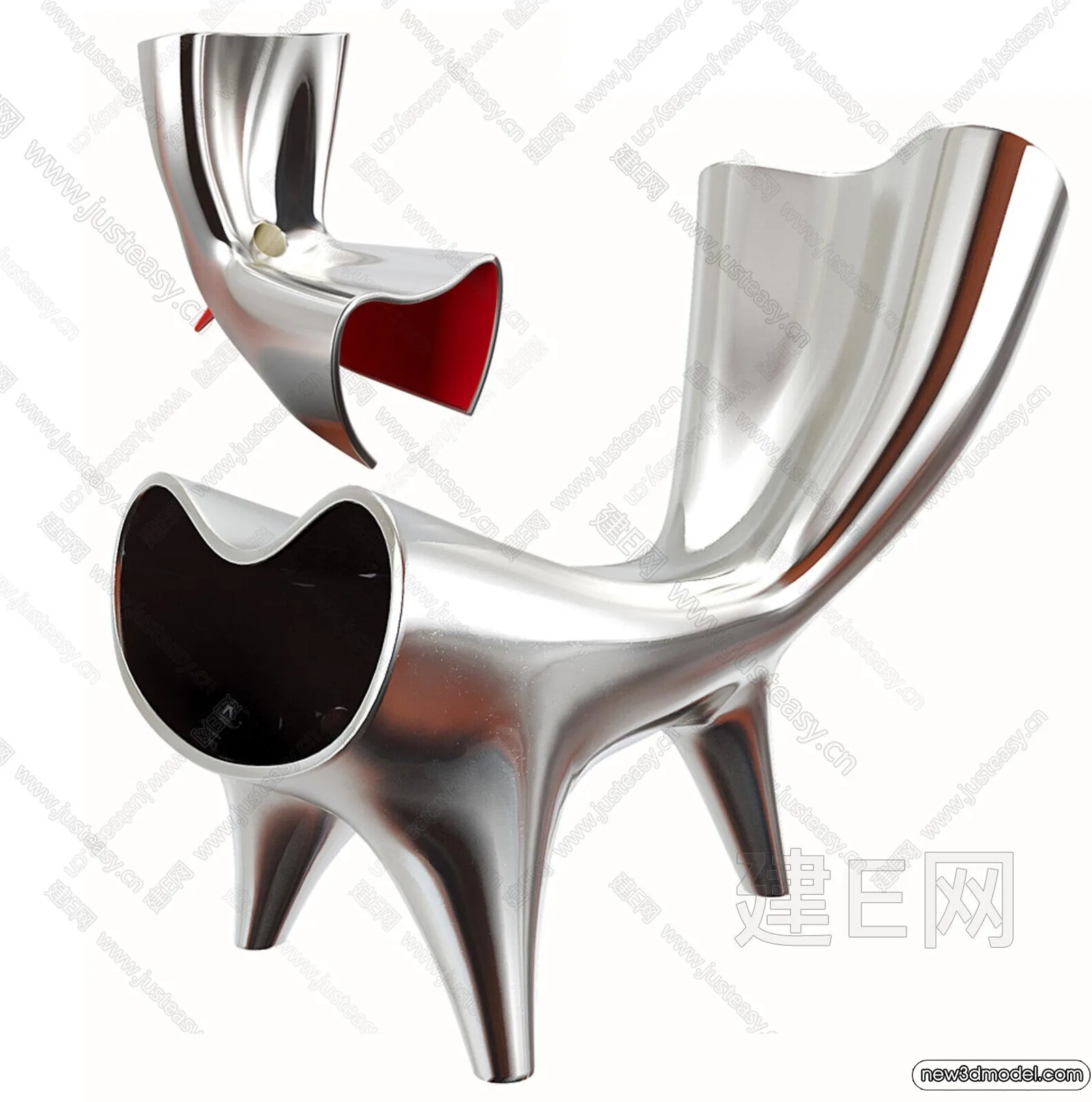 Leisure Chairs – 3D Furniture Models for Interior – 070