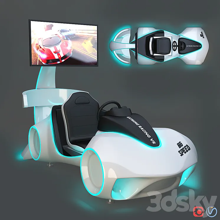 Leke VR Flash Racing 3DS Max