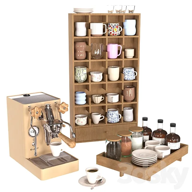 Lelit MaraX Espresso Machine 3dsMax Model