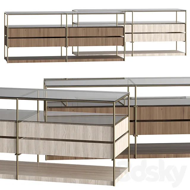Lema Areia Sideboards 3ds Max