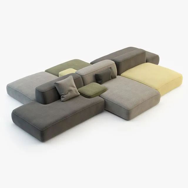 Lema Cloud (modern modular sofa) 3dsMax Model