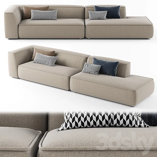 Lema CLOUD Sectional sofa_05 3DS Max Model