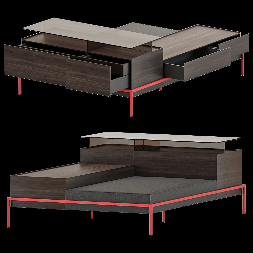 Lema – Ящик с сидением Faroe 3ds Max