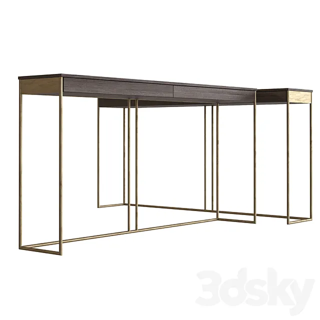 Lema Ella Console Table by David Lopez Quincoces 3DS Max Model