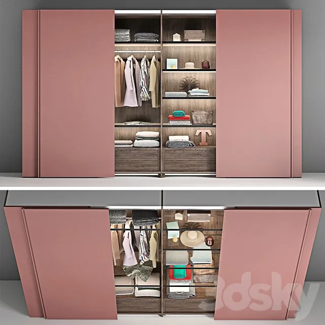 Lema wardrobe 3ds Max