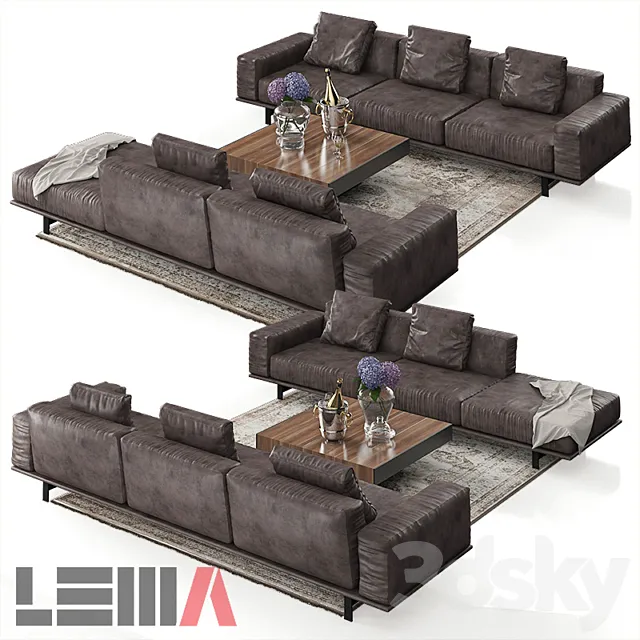 LEMA: Yard Sofa 3ds Max