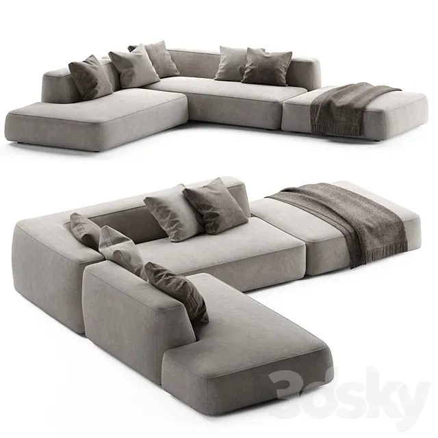 Lemamobili Cloud Sofa 7 3ds Max