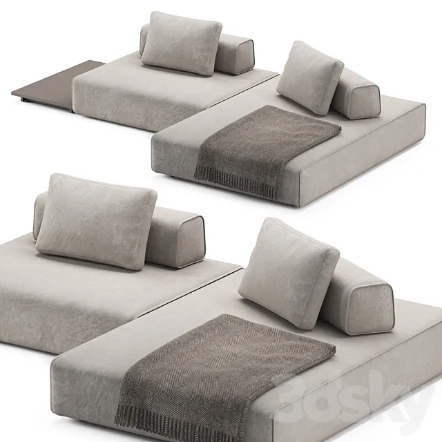 LEMAMOBILI NIVEAUX sofa 02 3DS Max Model