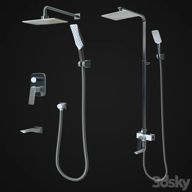 LeMark Allegro Shower Set 3dsMax Model