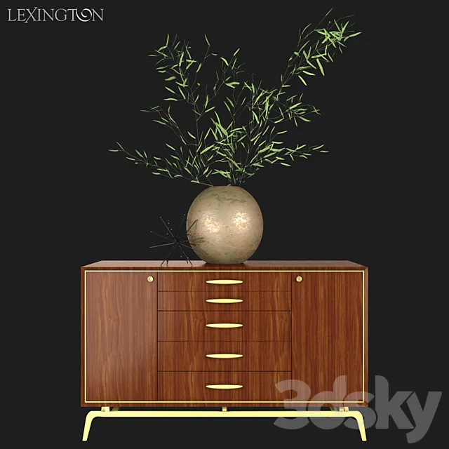 Lenox Hill Buffet 3ds Max