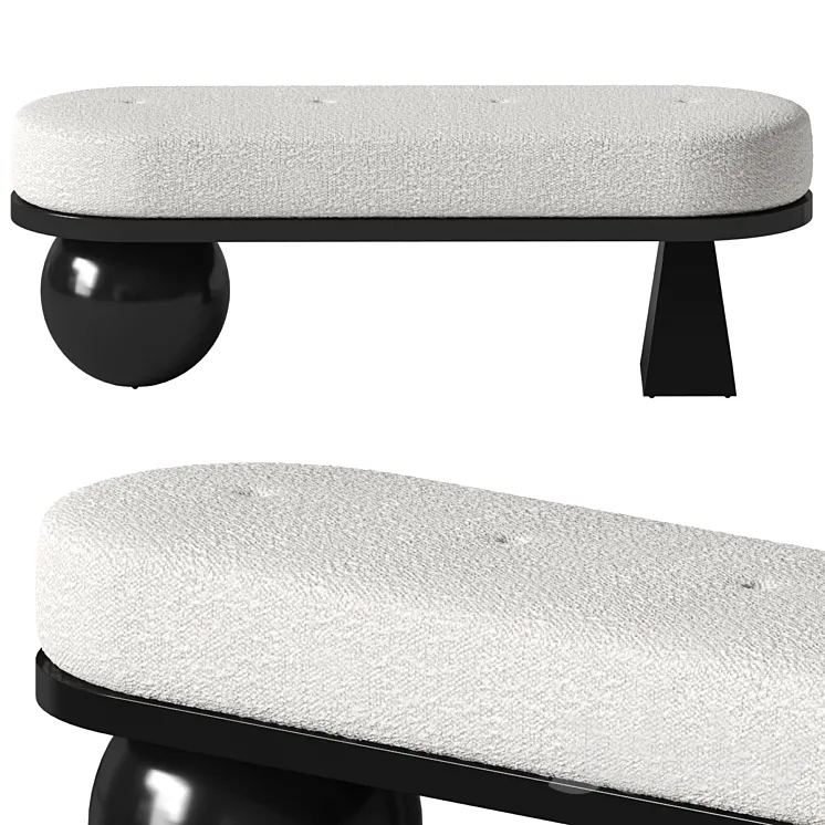Leo Bench by Christian Siriano – 1stdibs 3DS Max Model