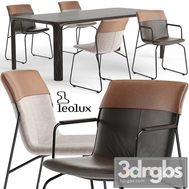 Leolux Ditte Chair Set 3dsmax Download